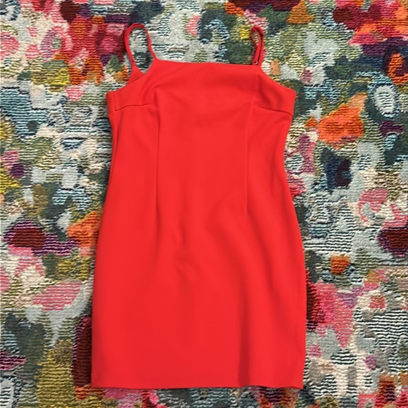 1. State Red Spaghetti strap mini dress - Picture 3 of 7